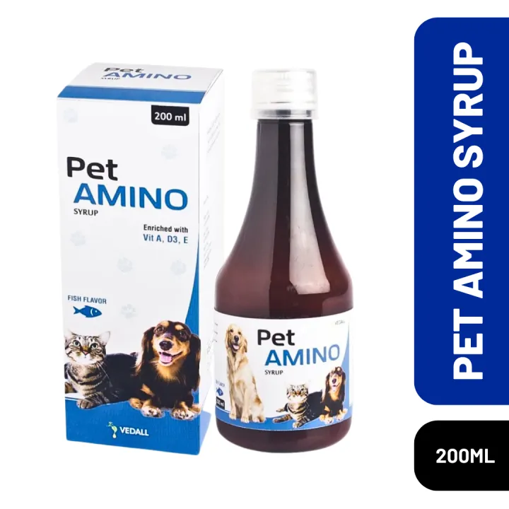 Pet Amino Syrup For Dogs & Cats 200ml