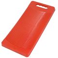 ARELENE 2X Plastic Rectangle Washboard Wash Clothes Board 50cm Long Red, Green, Blue Random. 