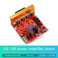 Power Amplifier Audio Board 180W+180W 2.0 Channel FET Speaker Amplifier Sound Preamplifier Dual AC18V-26V with Fan. 