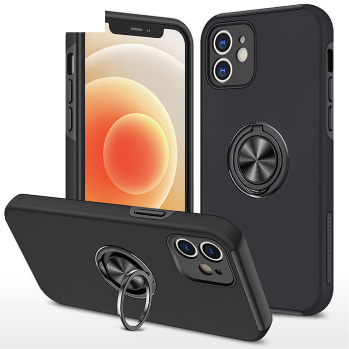 %E3%80%90ThinkWay%E3%80%91Double%20Layer%20Hard%20Strap%20360%20Degree%20Ring%20Bracket%20Silicone%20Bumper%20Shockproof%20Shell%20Magnetic%20Car%20Mount%20Cover%20For%20iphone12%20Pro%20(fine%20hole)%20&%20iphone12%20Pro%20Max%20(fine%20hole)%20-%20Image%207