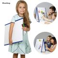 Wenefang New style Folding Magnetic Triangle Self Standing White Board Kids Writing Drawing Handwriting Whiteboard Dry Erased Teaching Tool. 