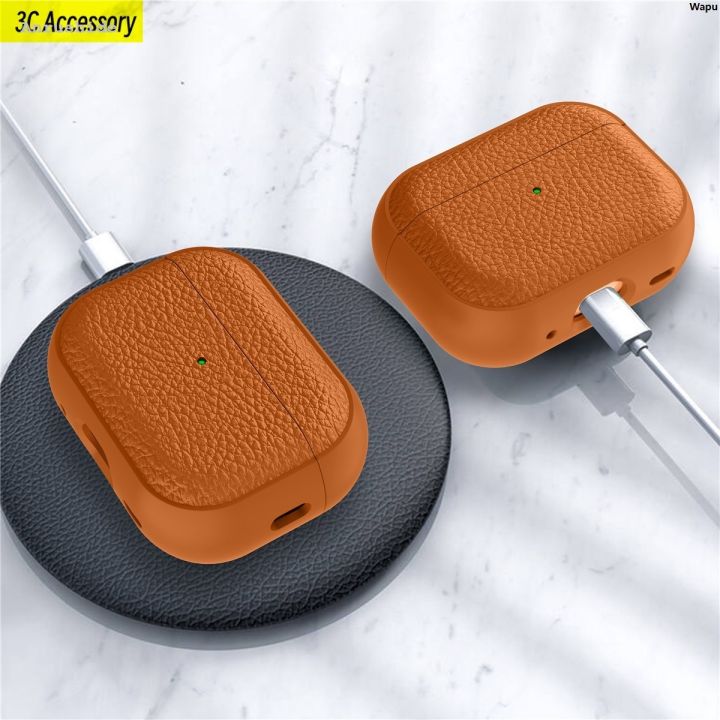 WapuFifty%20percent%20discount%20Case%20for%20Air%20Pods%20Pro%202nd%20Case%20PU%20Leather%20Grain%20Case%20with%20keyring%20AirPod%20Wireless%20Earphone%20Accessoris%20for%20New%20Air%20Pods%204%20Cases%20-%20Image%203