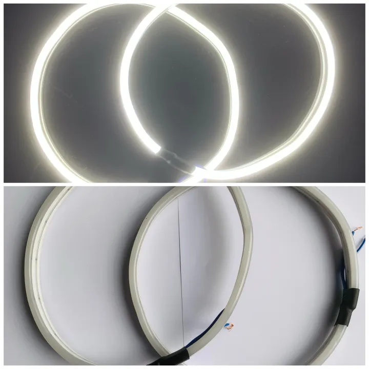 2PCS%20GREEN%20Colour%20Three%20Wheel%20Head%20Light%20Ring%20LED%20Neon%20Flexible%20Light%20-%20Image%203