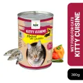 Kitty Cuisine wet food can for cats 380g (Mackerel & Vegitable). 