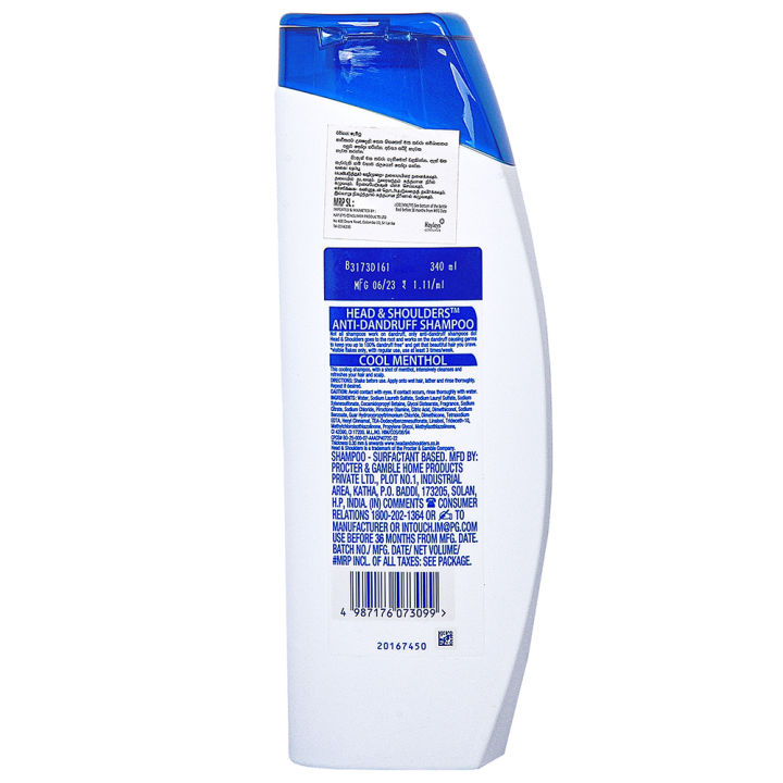 Head%20&%20Shoulders%20-%20Cool%20Menthol%20340ml%20-%20Image%203