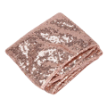 Rectangle Sequin Tablecloth Banquet Table Runner Wedding Reception Party Decor, 3 Rose Gold. 