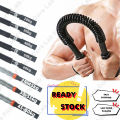 【CoreLab】 Heavy Duty Power Twister Spring Bar Resistance Strength Bar Bend Chest Arm Training Exercise Fitness Equipment. 