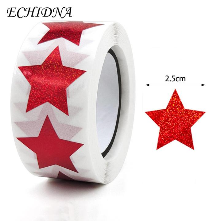 ECHIDNA%20Gift%20Box%20Sealing%20Decals%20Tear-resistant%20Gift%20Box%20Star%20Stickers%20-%20Image%202