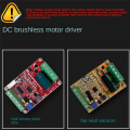 6-60V BLDC Three Phase DC Brushless Motor Controller(With Hall). 