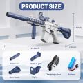 【HOT】 M416 Water Gun Electric Automatic Airsoft Pistol Water Guns Glock Swimming Pool Beach Party Game Outdoor Water Toy For Kids Gift. 