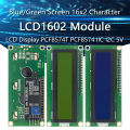 LCD1602 1602 LCD Module Blue / Green Screen 16x2 Character LCD Display PCF8574T PCF8574 IIC I2C Interface 5V for Arduino. 