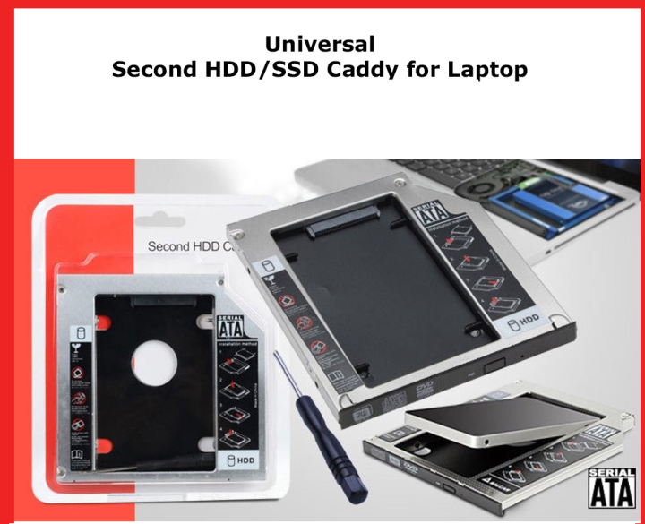 LAP TOP HARD DISK CADDY 9.5 MM SLIM