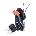 H4 Negative Switched LED Headlight Lamp Bulb Relay Wiring Harness Plug Kit. 