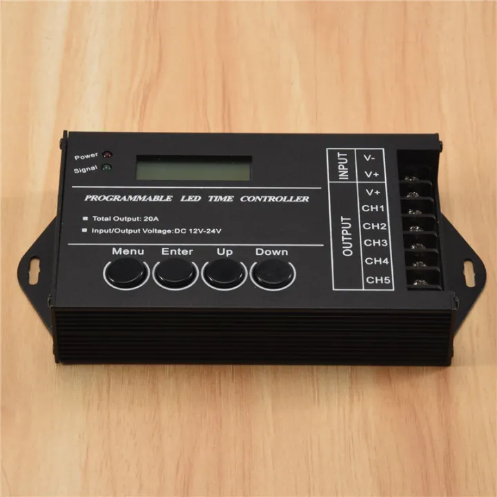 TC420%20Time%20programmable%20RGB%20LED%20Controller%20DC12V-24V%205%20Channel%20LED%20Timing%20dimmer%20-%20Image%206