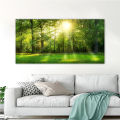 Natural Landscape Posters Forest Green Tree Painting Canvas Prints Wall Picture for Living Room Modern Home Decoration No Frame. 