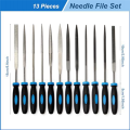 13Pcs Small File Kit Metal Diamond Needle File Kit File Tool Set for Precision Metal File Work Wooden Jewelry Model DIY. 