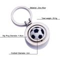 Mini Keychain Football Creative Keyring Pendant with Cute Rotating Soccer Key Chain for Football Lover Fans Men Women Boys Girls. 