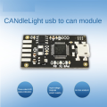 CANdleLight USB to Can Module CAN Bus Analyzer CAN Debug Adapter LED Indicator for Open Source CAN Protocol Analysis. 