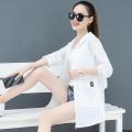 Sun Protection Korean Sun Protection UV 2024 Mid-Length Clothing Women's Thin Loose-Clothes Anti-New plus Size Coat Summer. 