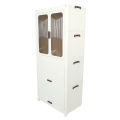 Foldable Wardrobe Organizer 360 Degree Universal Wheels Portable Wardrobe Closet for Cloakroom. 