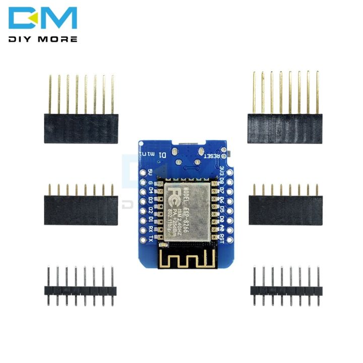 thumbnail image 2 of JacobsParts WeMos D1 CH340 WiFi Dev Board – ESP8266 ESP-12F, Arduino Compatible, 16MB RAM 2 of 2