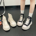 Jia No Casual Mesh Versatile Sneakers for Women2023Summer New High-Top Breathable Classic Canvas Shoes. 