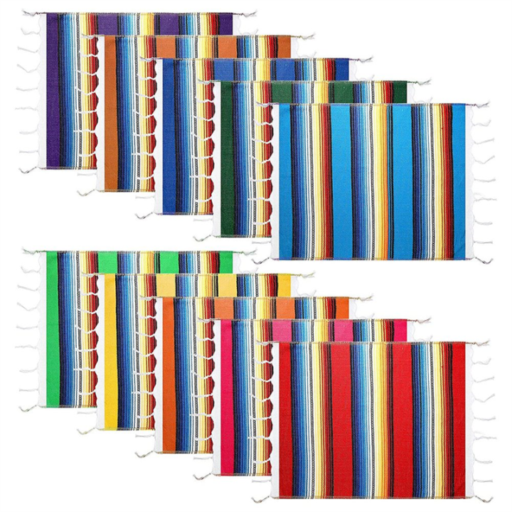 Washable Placemats Mexican Table Runner 33x48cm for Mexican Party