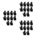 30Pcs Billiard Gloves 3 Fingers Left and Right Hand Glove Snooker Cue Pool Gloves. 