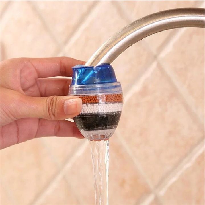 1Pc Household Kitchen Home Carbon Faucet Mini Tap Water Clean Filter Purifier Filtration Cartridge 21-23mm Carbon Water Filter