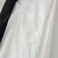GIDYQ Women White Jk Shirts Long Sleeve Fall Student Shirts Casual Button Up Japan Black Tie Preppy Style Girls Tops New. 