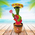 Riding Tribe Dancing  Cactus  oys Plush Singing Cactus oy e Decoration ldren Playing oy color:3 songs in English /Dancing. 