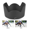 Lens Hood Durable Solid Mount for AF-S DX 55-200mm 85mm F/3.5G Protection Daily Furniture. 