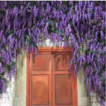 Hanging Simulation Silk Vine Ceiling Decoration Wisteria Leaf Artificial Flower. 