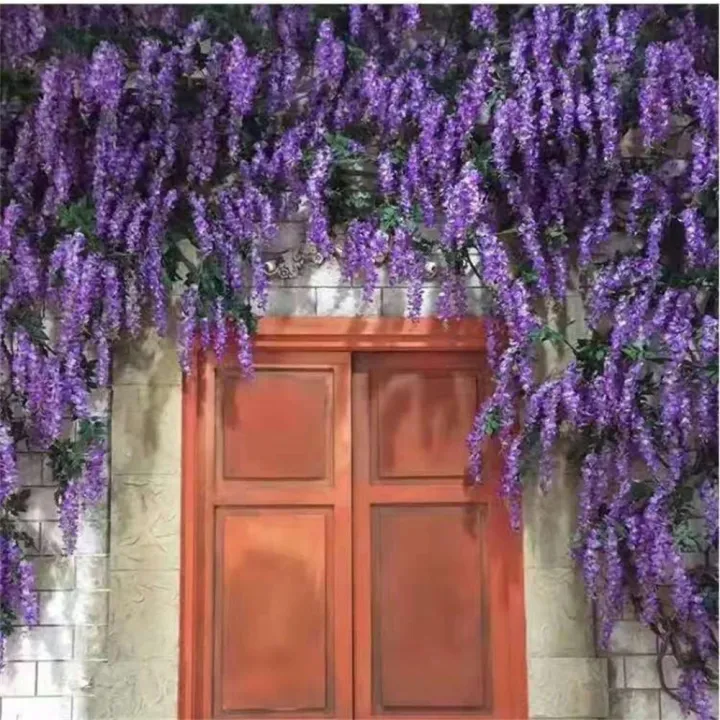 1%20Piece%20%20Vine%20Garland%20Silk%20Hanging%20Ceiling%20Decoration%20Wisteria%20Leaf%20Flower%20Wisteria%20Flower%20-%20Image%207