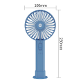 DP Rechargeable Fan 7633 Portable High-speed emergency cooling desk long-lasting battery dual-purpose fan with light powerful airflow for Travel. 
