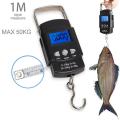 50Kg/10g Portable LCD Display Luggage Weight Digital Electronic Scale Pocket Weighing Hanging Fishing Hook Scale. 