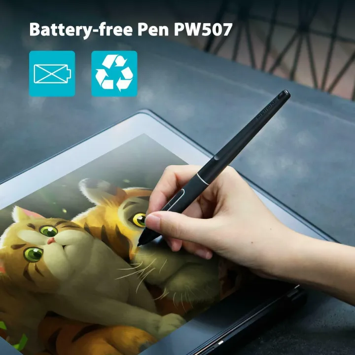 For%20HUION%20PW507%20Battery-free%20Stylus%20EMR%20Pen%20Touch%20Screen%20with%20Two%20Customized%20Keys%208192%20Levels%20for%20HUION%20Digital%20Graphics%20Tablets%20-%20Image%206