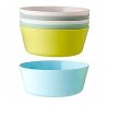 IKEA KALAS Bowl, mixed colour 6 BOWLS. 