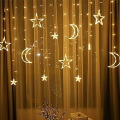 1Set 3.5M Decorative Starry String Curtain Ramadan Lights for Ramadan Home Decoration Party. 