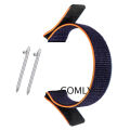 For Oneplus watch 2 / OPPO Watch X Band Strap Hook Look Nylon Belt Women Men Watchband. 