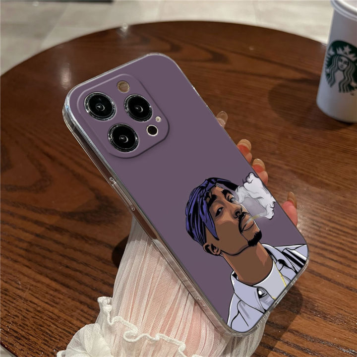Gangsta%20Rapper%202pac%20Tupac%20Rap%20Clear%20Phone%20Case%20For%20iPhone%2015%2014%2011%2012%2013%20Pro%20Max%20Mini%20XS%20XR%208%207%20Plus%20Cover%20Soft%20Transparent%20Case%20-%20Image%205