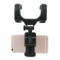 360 Degree Rotation Car Rearview Mirror Mount Mobile Phone Stand Bracket Holder. 