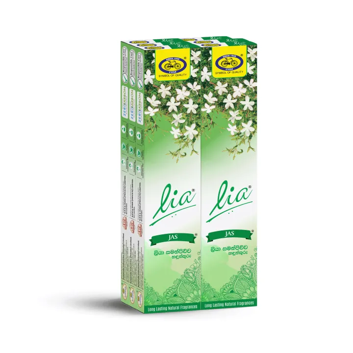 Lia Incense Sticks - Jasmine - 6 Packets