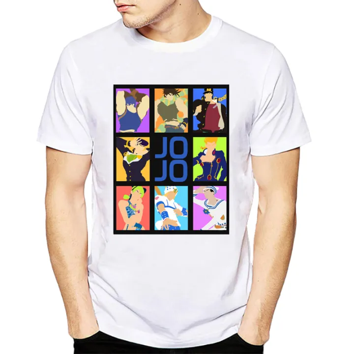 JoJo%20Bizarre%20Adventure%20All%20Star%20T%20Shirt%20Design%20Manga%20Anime%20T-shirt%20Cool%20Novelty%20Funny%20Tshirt%20Style%20Men%20Printed%20Fashion%20Tee%20-%20Image%204