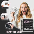 Pvc Savings Binder Binder Mini Budget Binder Waterproof Cash Envelope Wallet for Money Savings Challenge Personal Finance Home. 