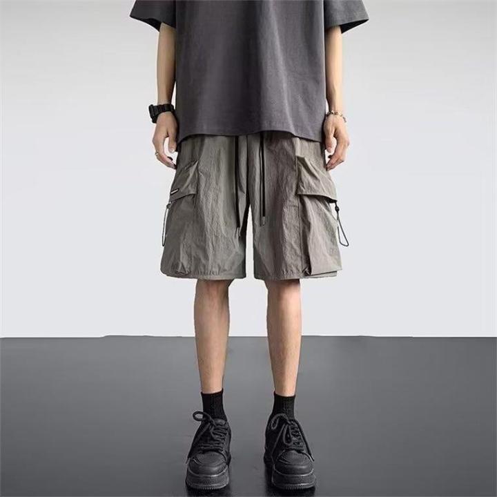 Summer Thin and All-Matching Workwear Shorts Men's Loose Shorts American Fashion Casual Quick-Drying Fifth Pants Men