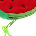 1Pc Cute Fruit Shape Plush Coin Purse Watermelon Pineapple Orange Strawberry Purse Bag Keychain Pocket Kid's Coin Pouch Wallet. 