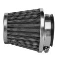44MM Universal Motorcycle Air Filter Elements Mushroom Head Pod Cleaner Double Foam Cauretor Air Filter Cleaner Intake. 