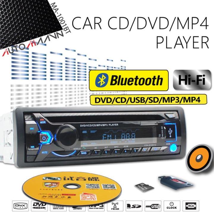 Car%20Radio%20DVD%20Stereo%20Player%20with%20Bluetooth%201%20Din%20MP3%20Multimedia%20Player%20single%20din%20DVD/VCD/MP4/MP3/USB/SD/AUX/FM%20-%20Image%203