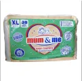 Mum and Me Baby Diaper XL (XL Baby Pasting) 30 Pack. 